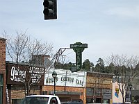 USA - Flagstaff AZ - Grand Canyon Cafe & Neon Sign (27 Apr 2009)